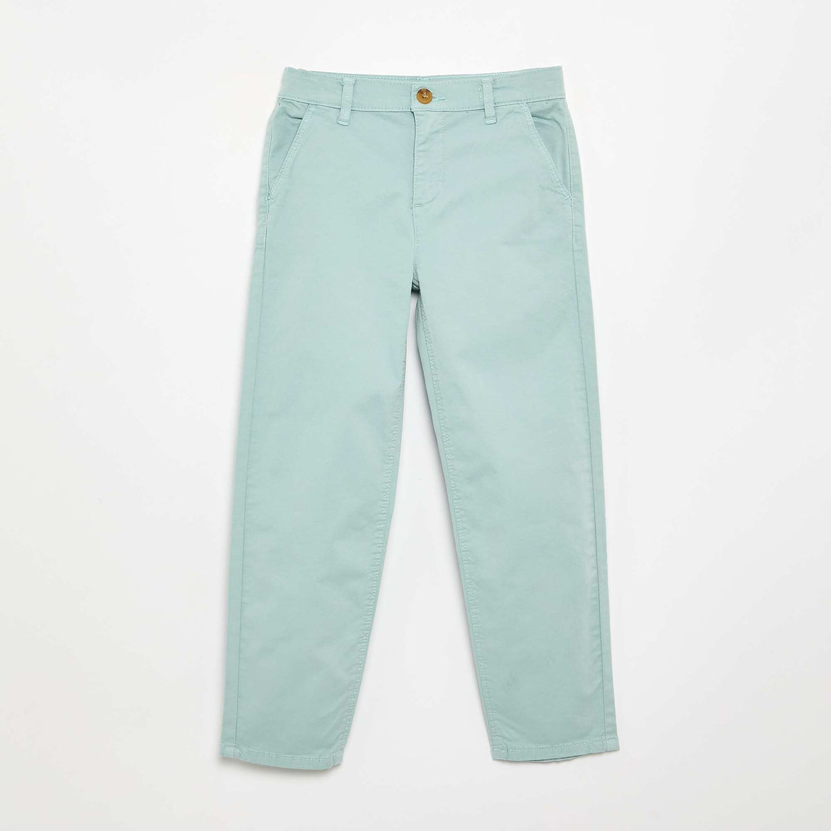Pantalon chino slim BLEU