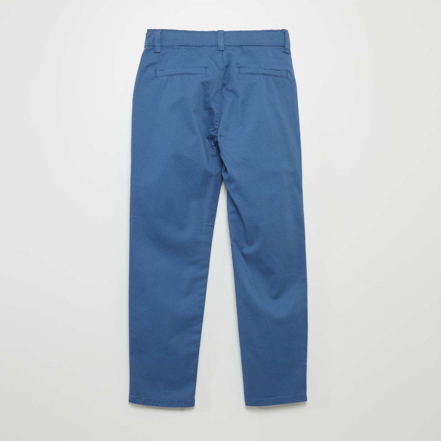 Pantalon chino slim Bleu