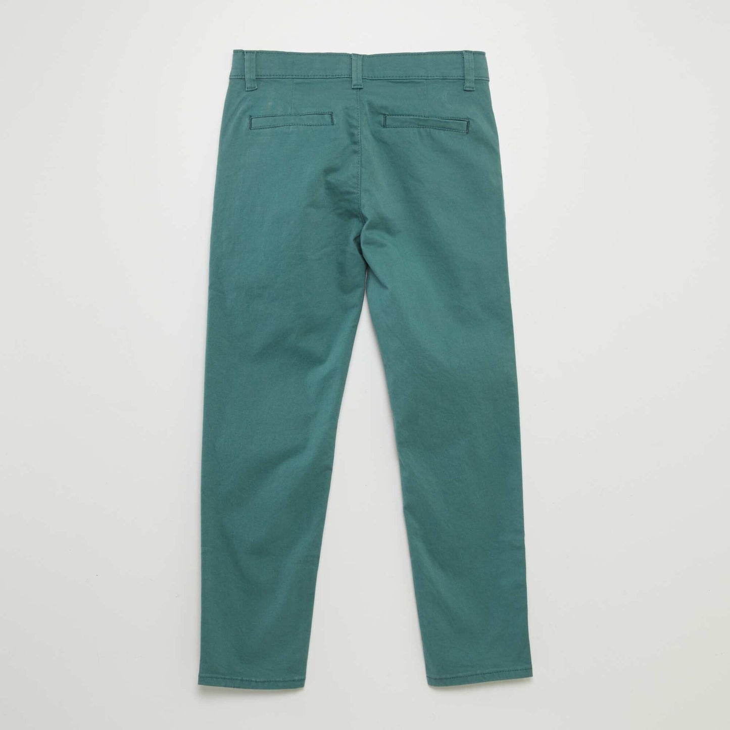 Pantalon chino slim Vert