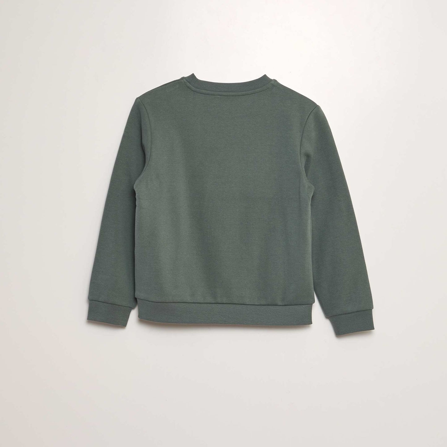 Sweat en molleton uni Vert