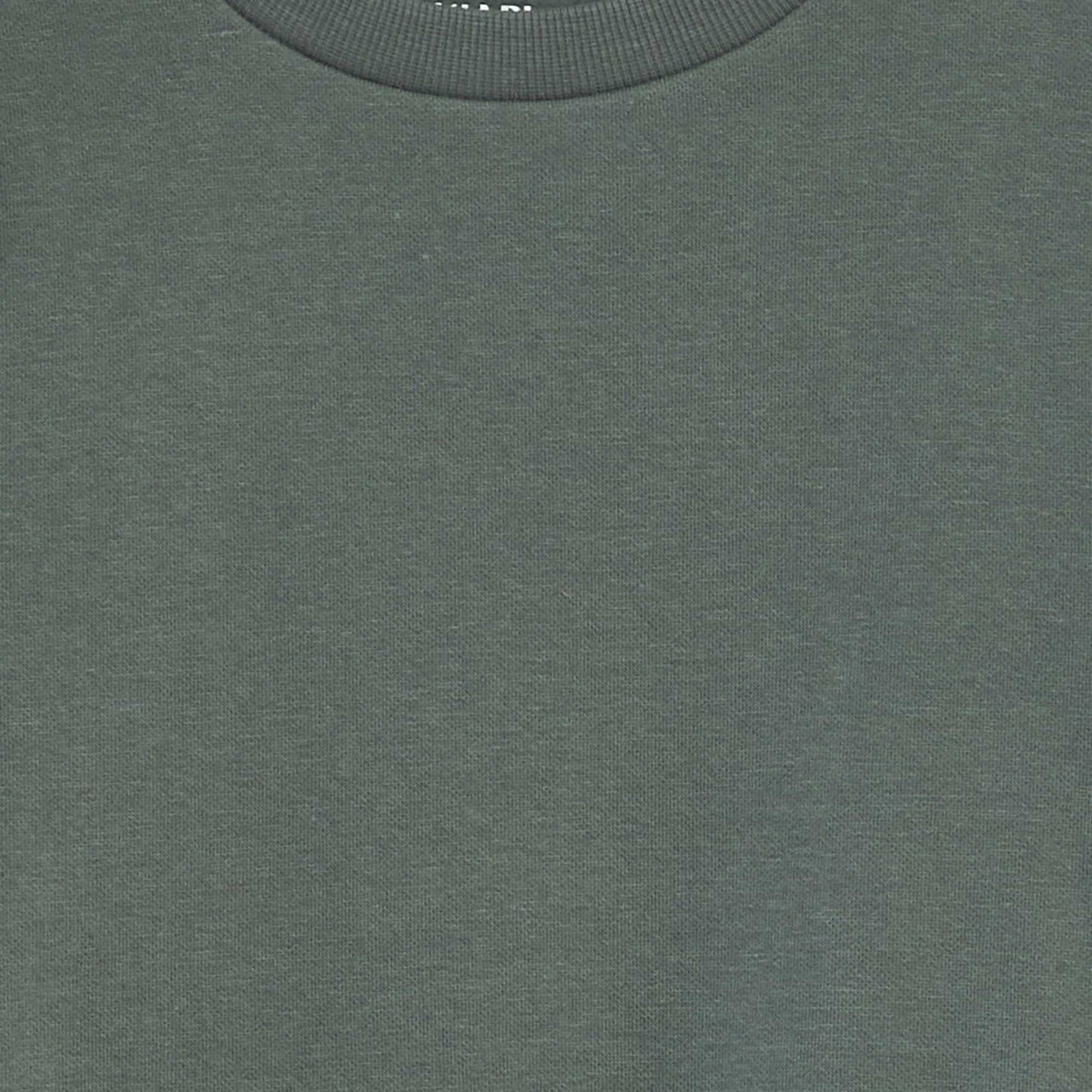 Sweat en molleton uni Vert