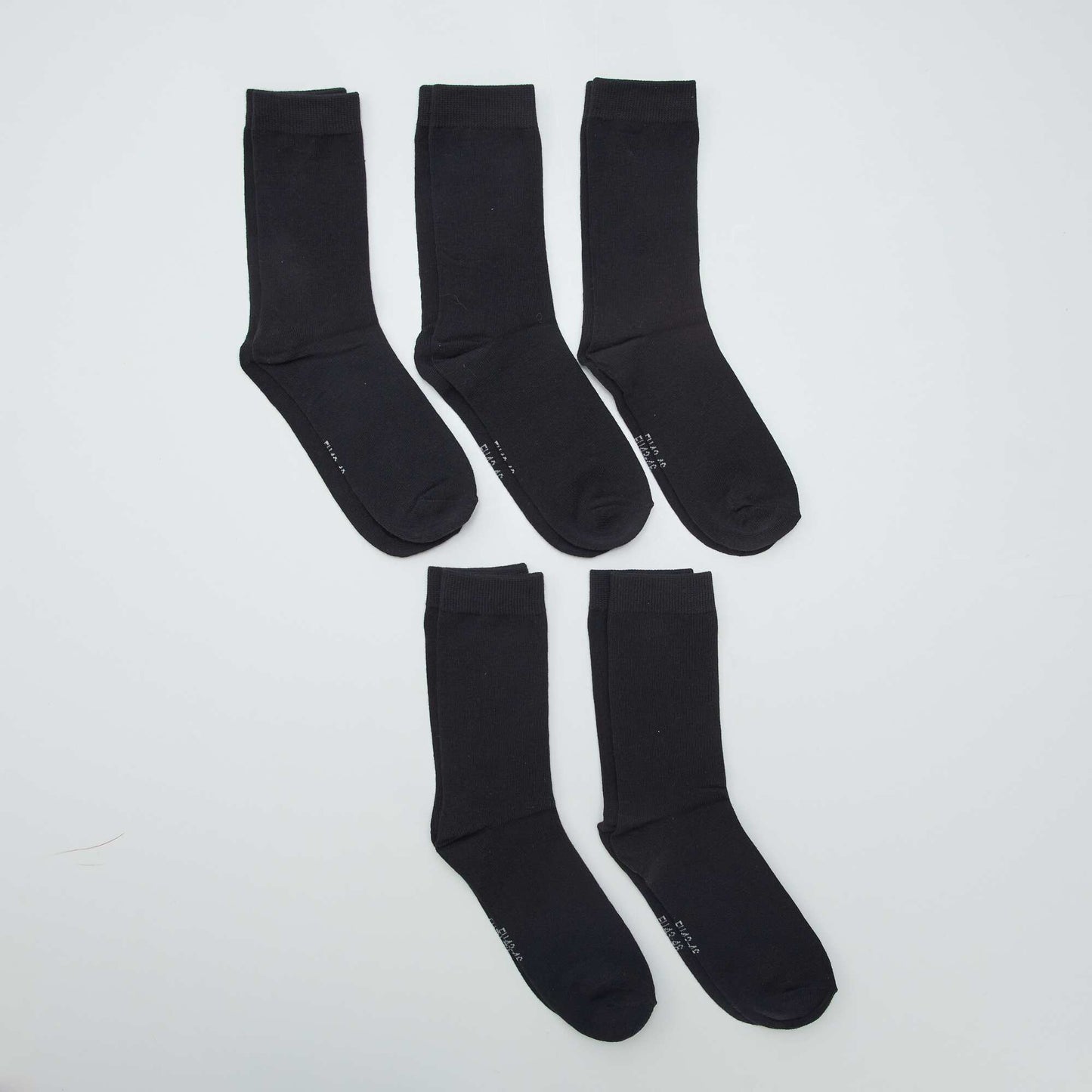 Lot de 5 paires de chaussettes Noir