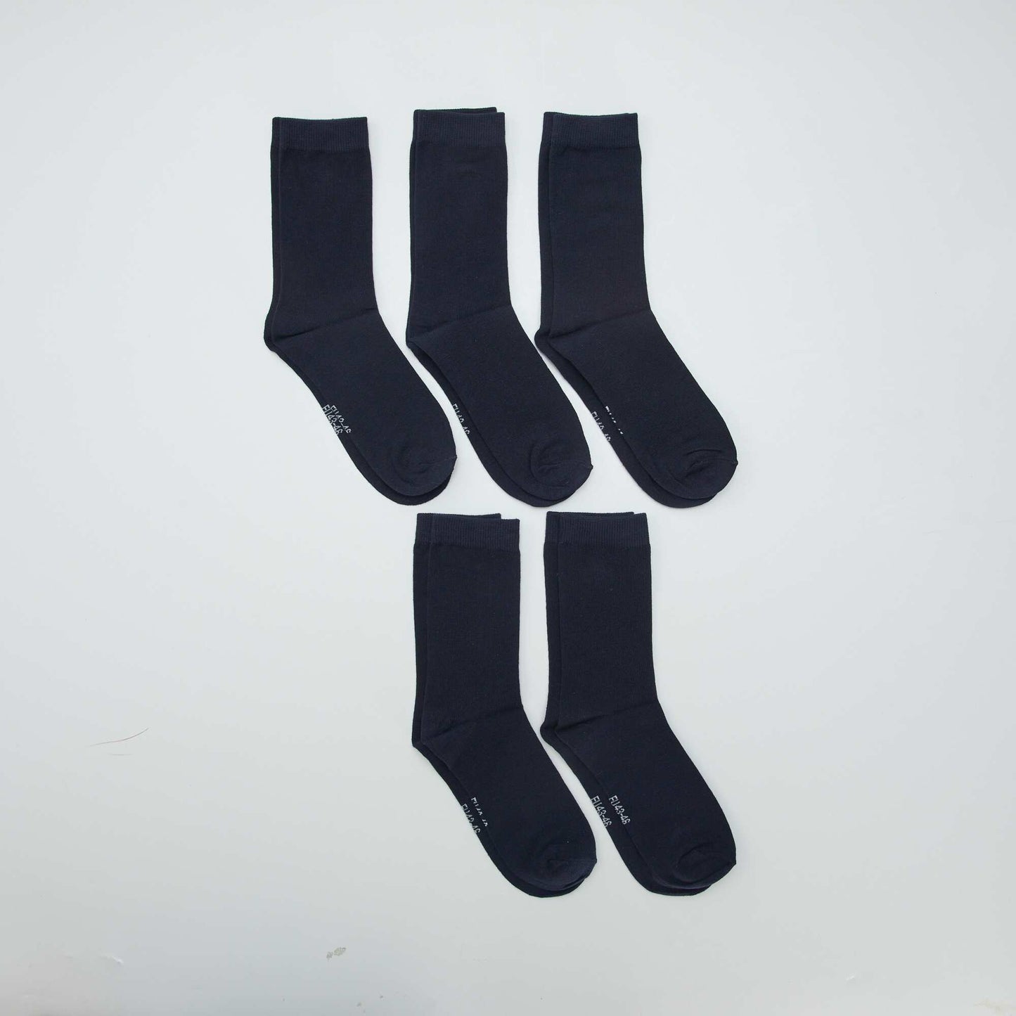 Lot de 5 paires de chaussettes Bleu