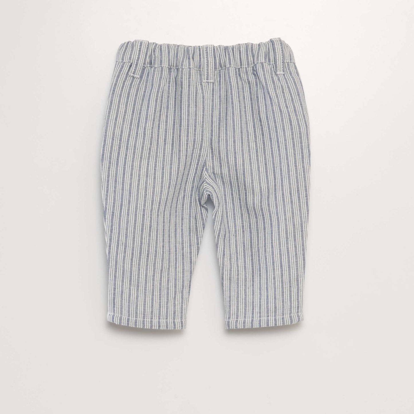 Pantalon chino rayé BLEU