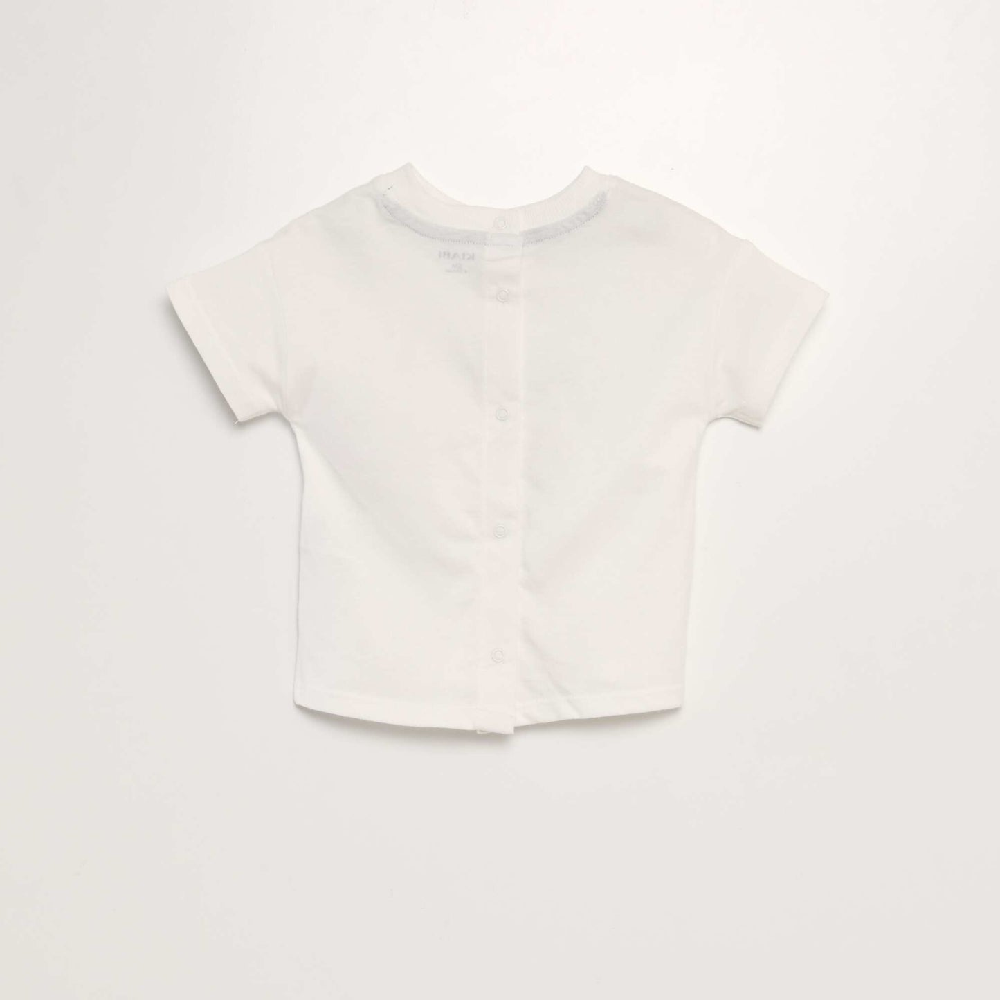 Tee-shirt manches courtes imprimé Blanc