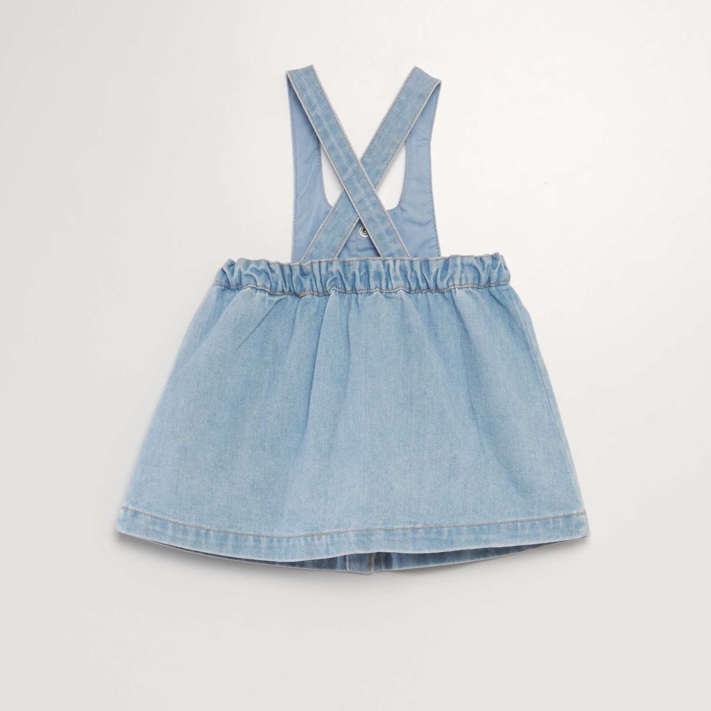 Robe salopette à bretelles en denim Denim