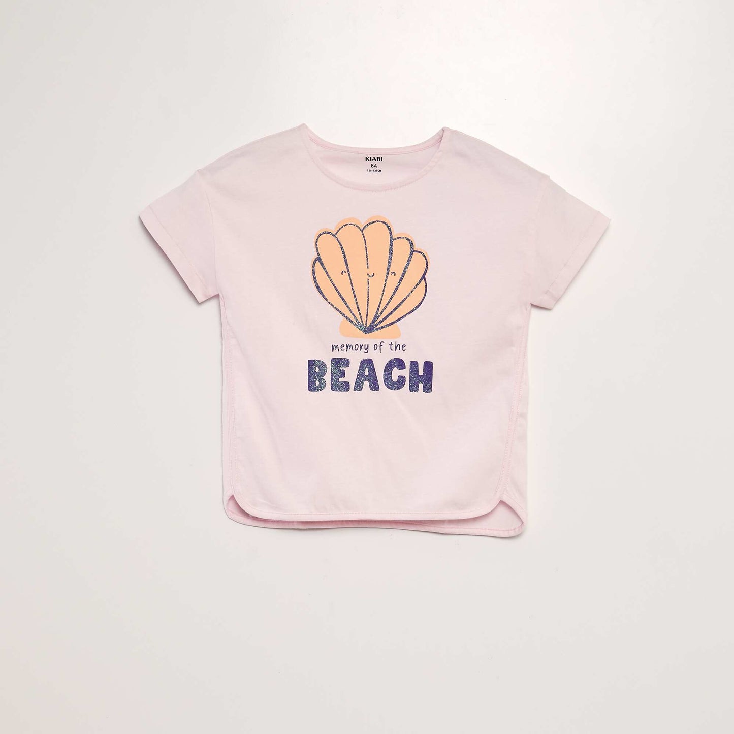 T-shirt imprimé manches courtes Rose