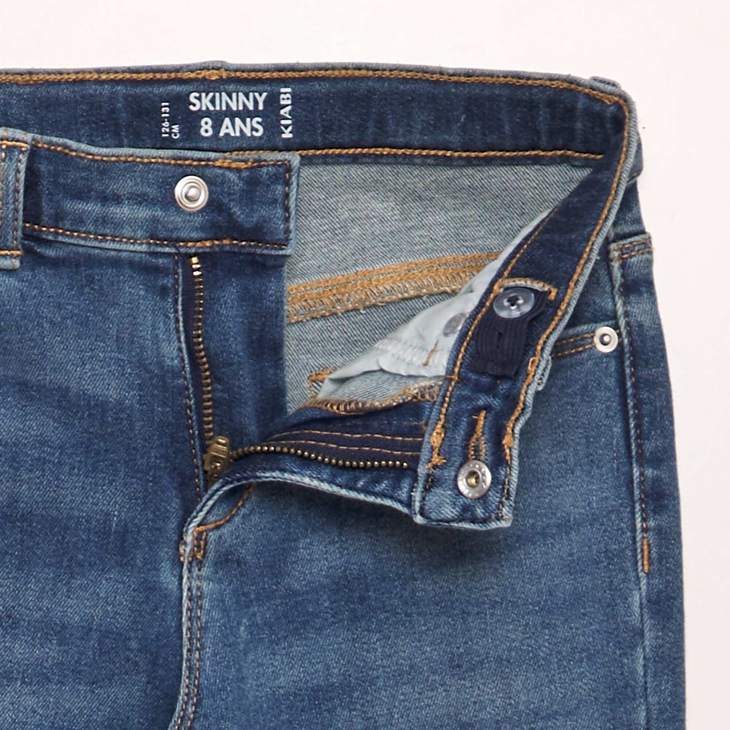 jean skinny 5 poches Bleu