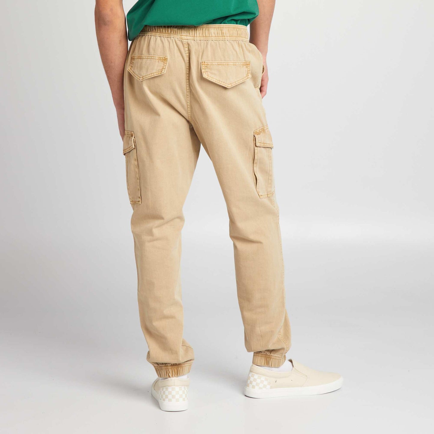 Pantalon avec poches sur les côtés Sable