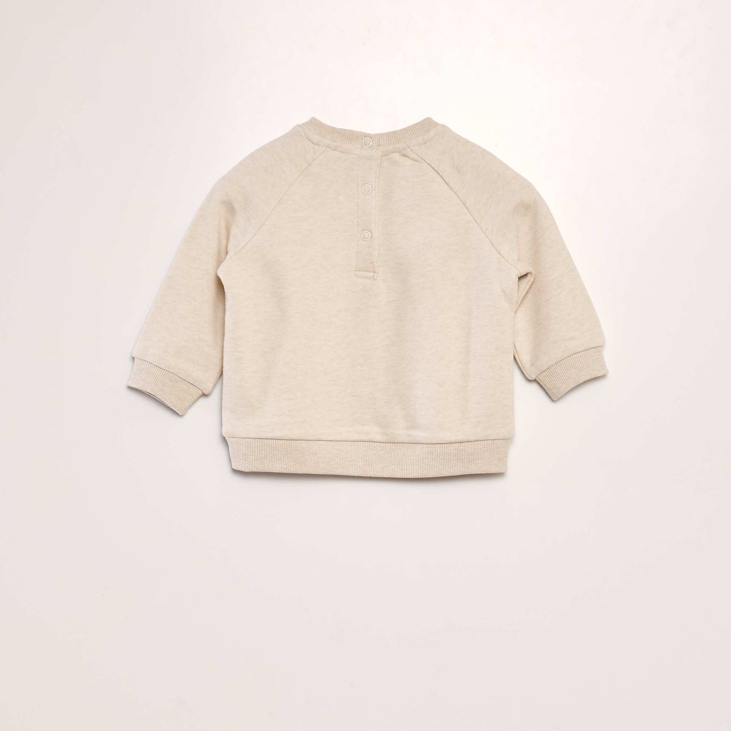 Sweat imprimé Beige