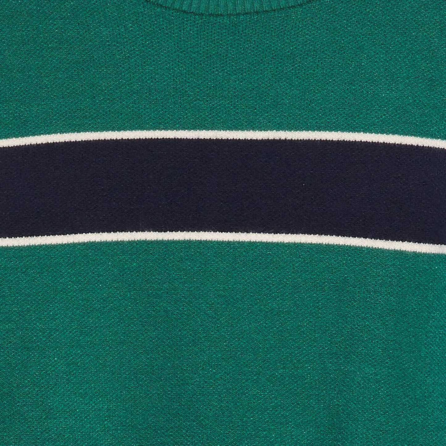 Pull col rond Vert