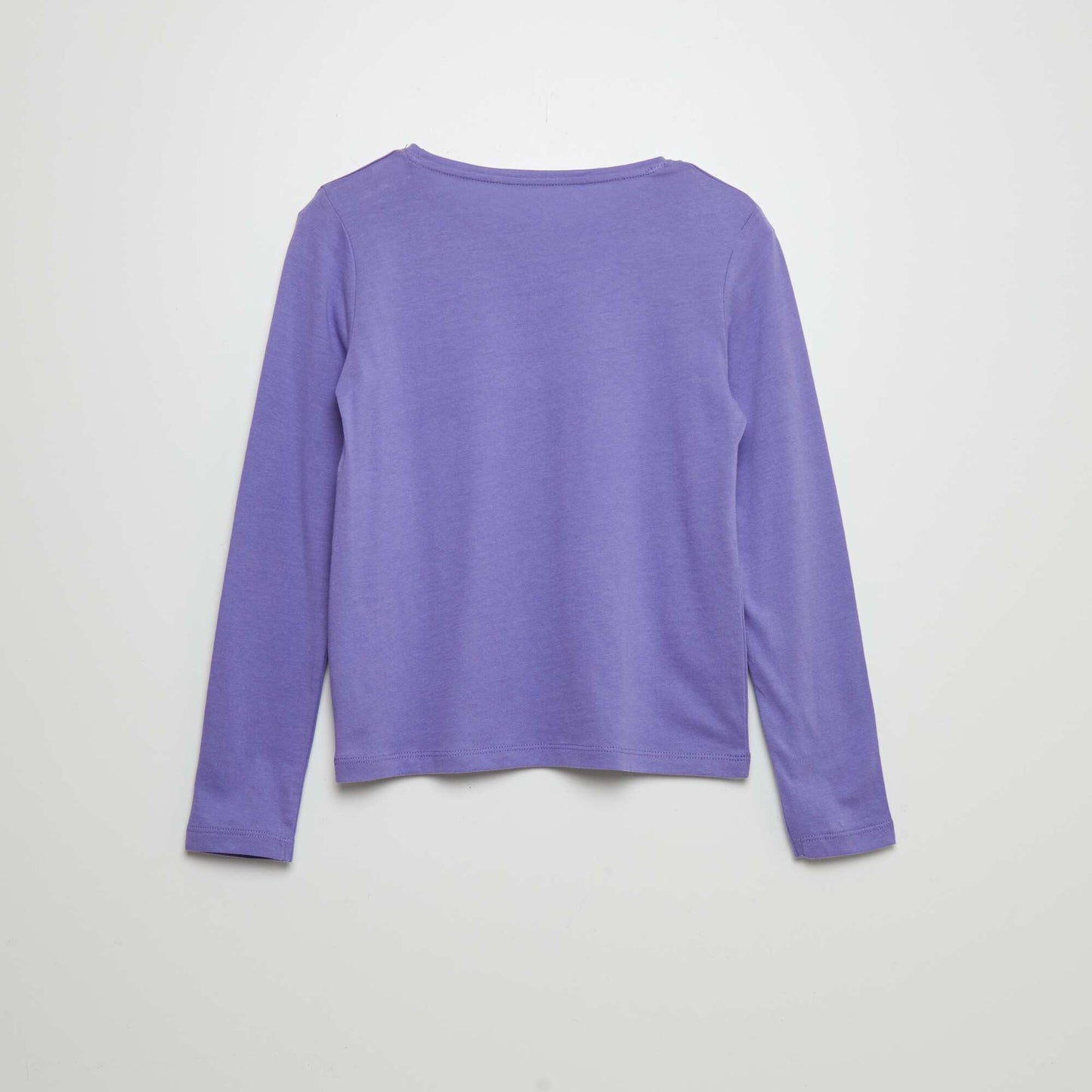 T-shirt en coton imprimé Violet