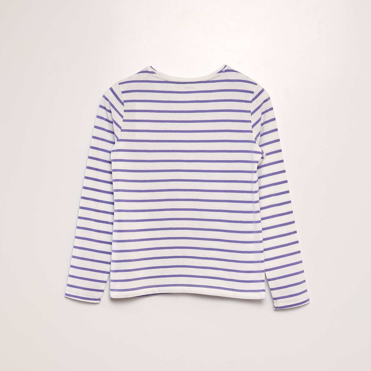 T-shirt en coton à manches longues VIOLET