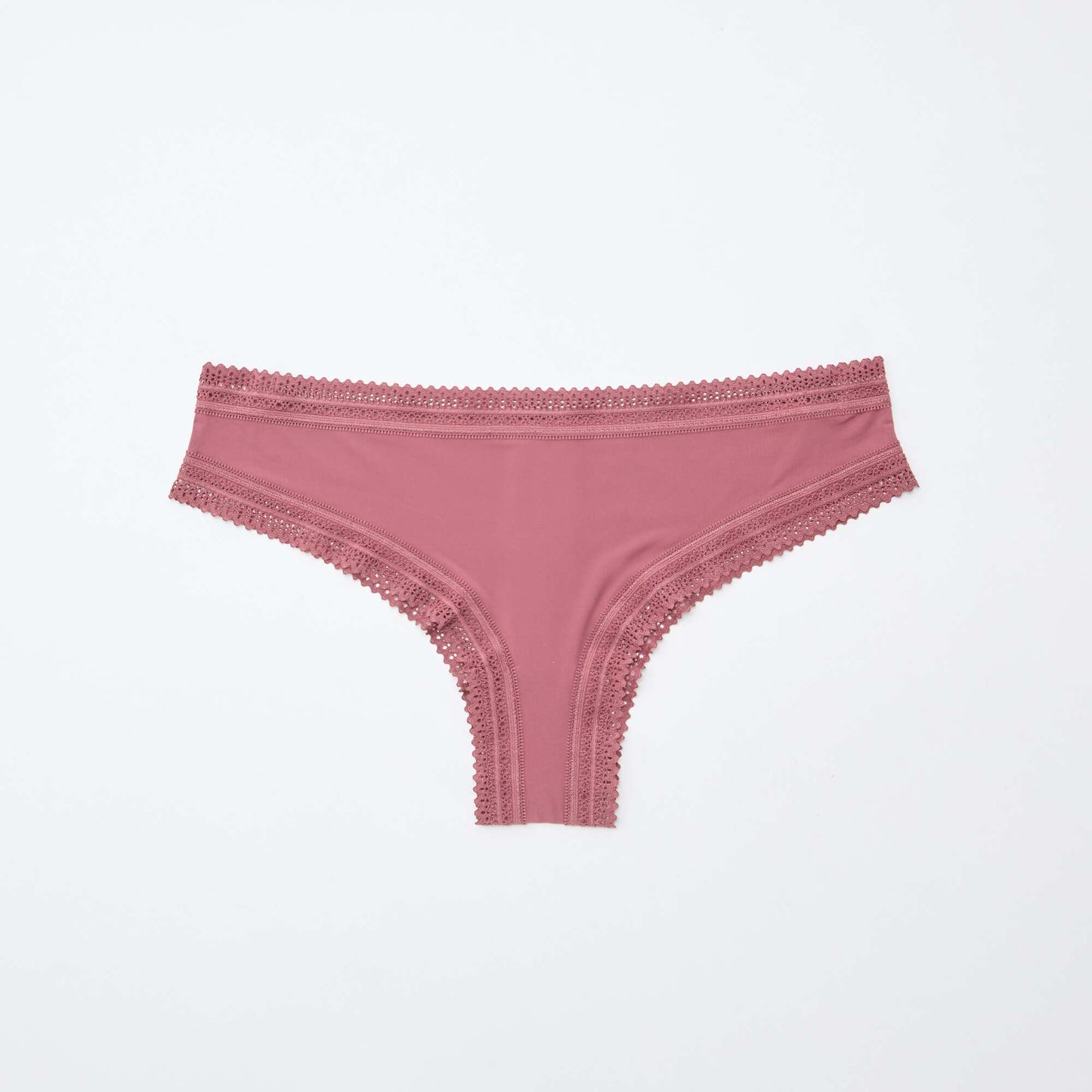Lot de 3 tangas en microfibre imprimé VERT/BLANC/ROSE