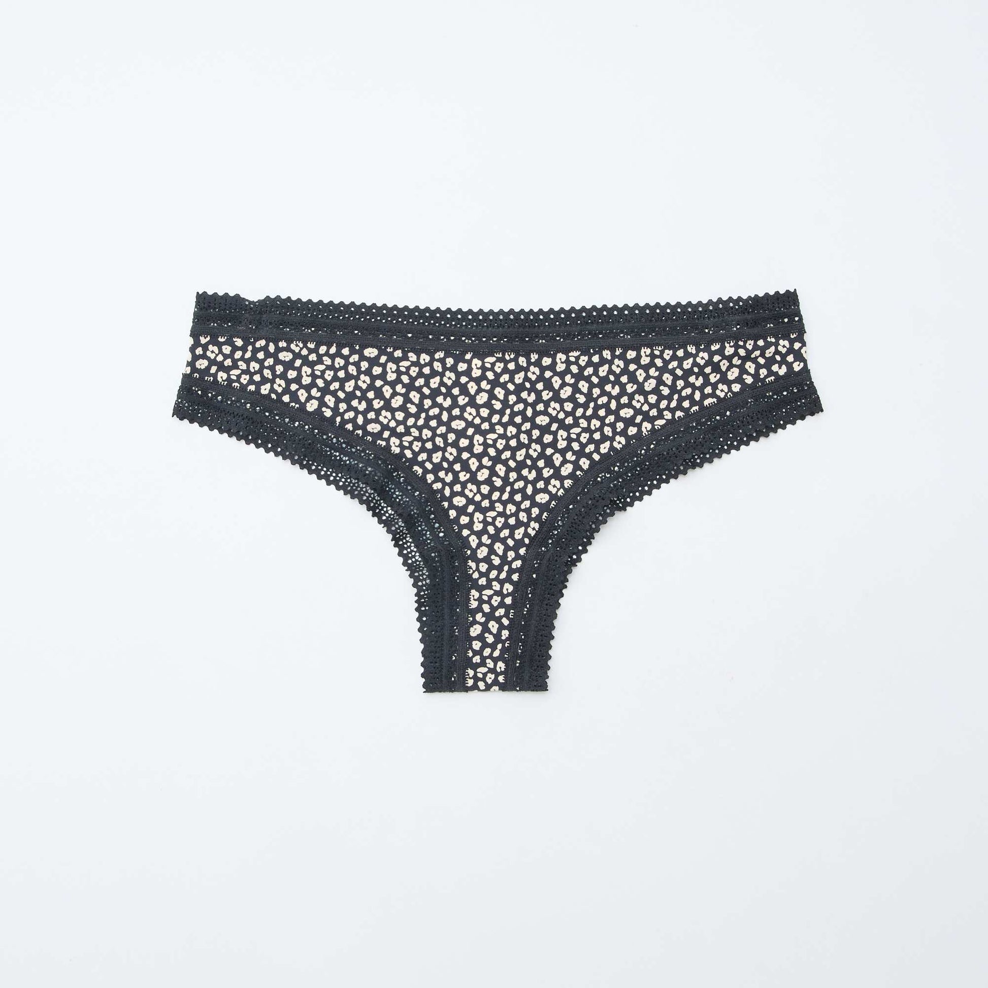 Lot de 3 tangas en microfibre imprimé LéOPARD