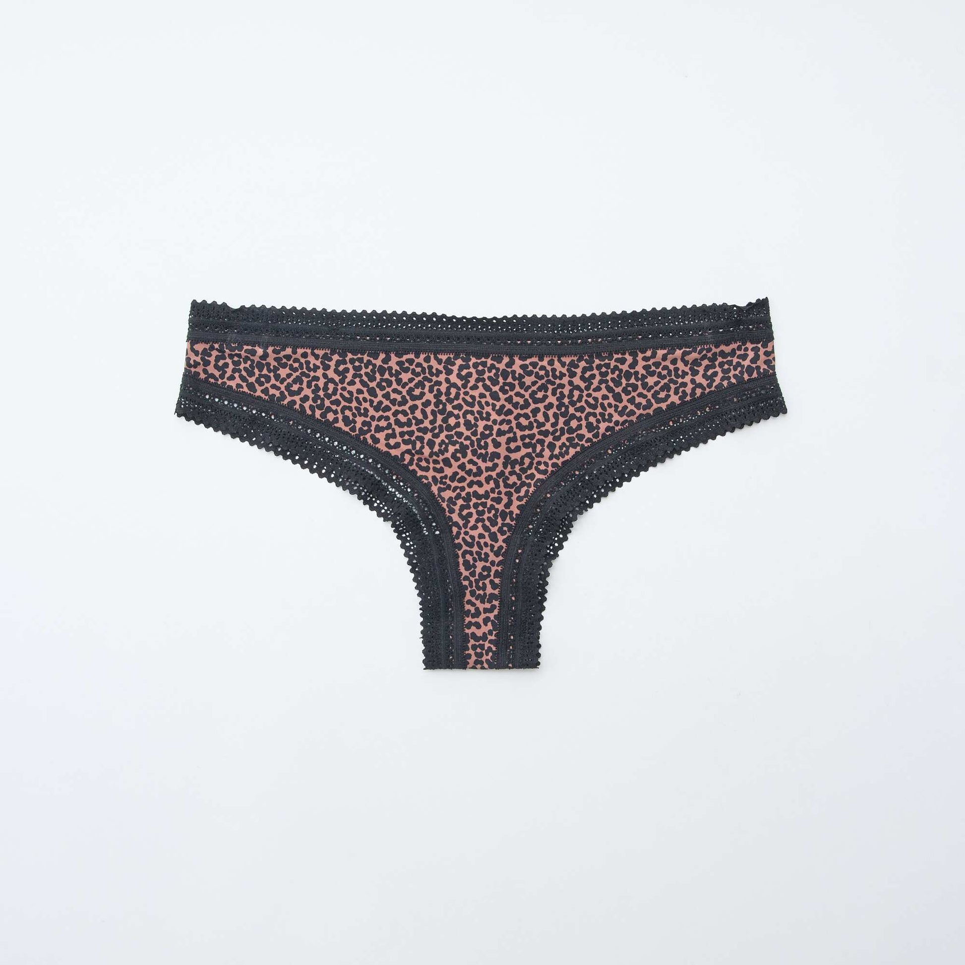 Lot de 3 tangas en microfibre imprimé LéOPARD