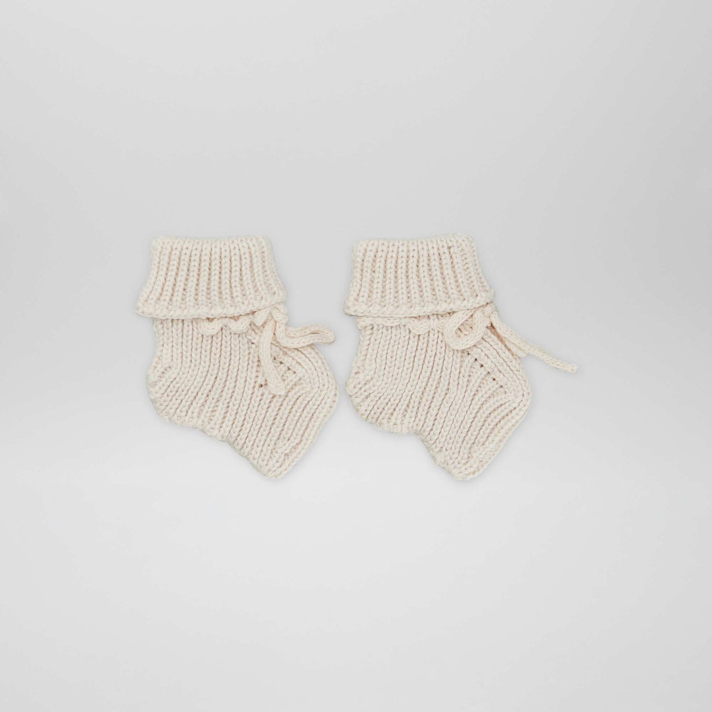 Chaussettes en tricot Gris