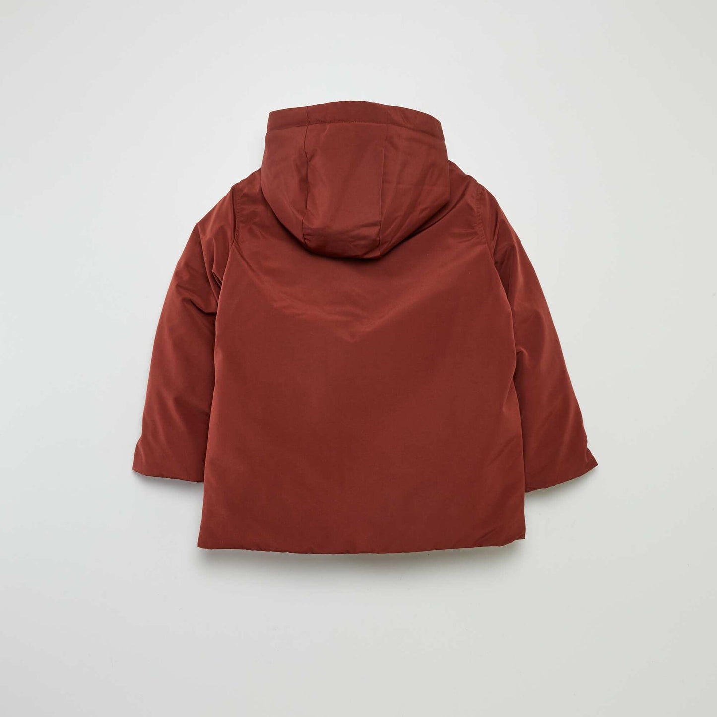 Parka à capuche Rouge