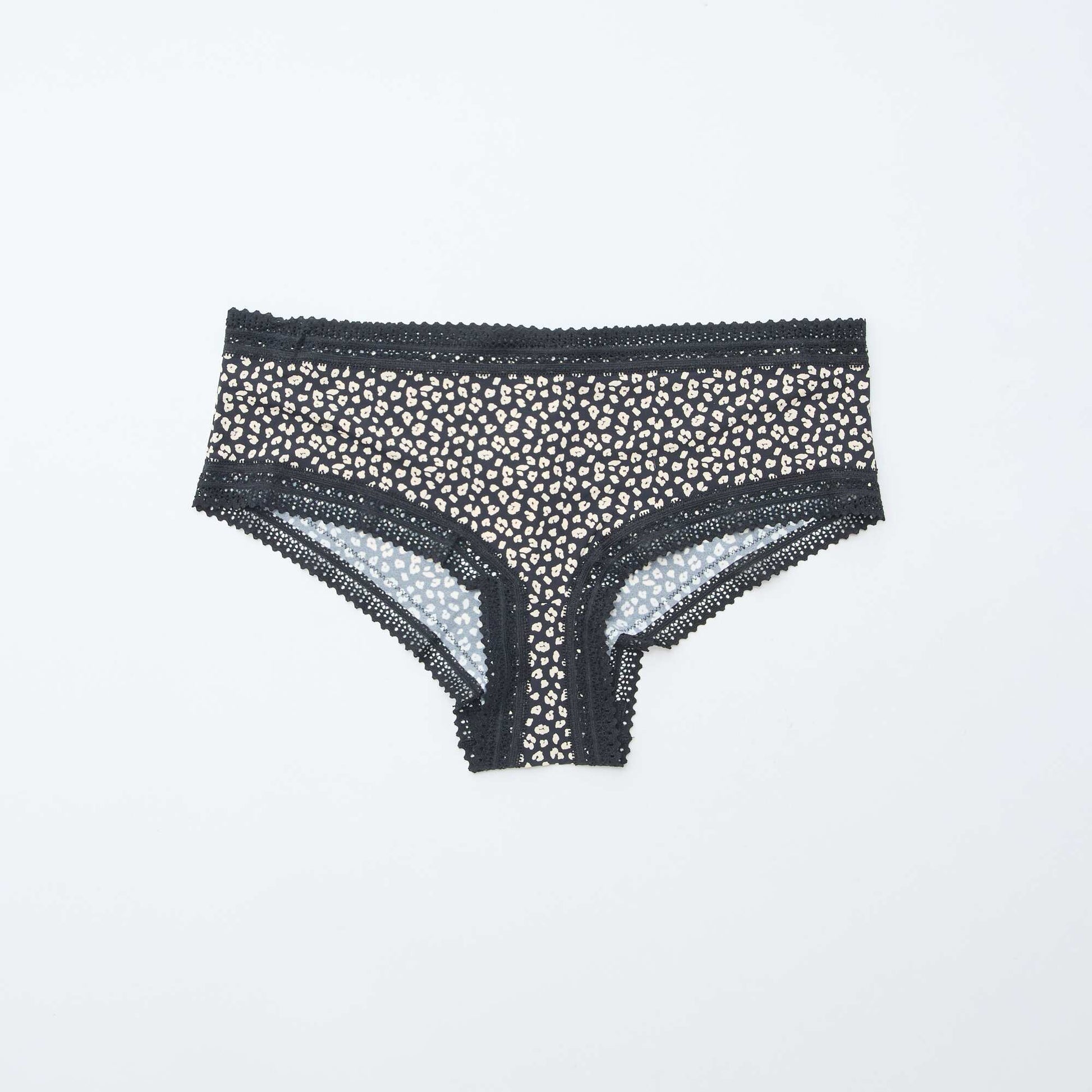 Lot de 3 shortys en microfibre imprimé LéOPARD