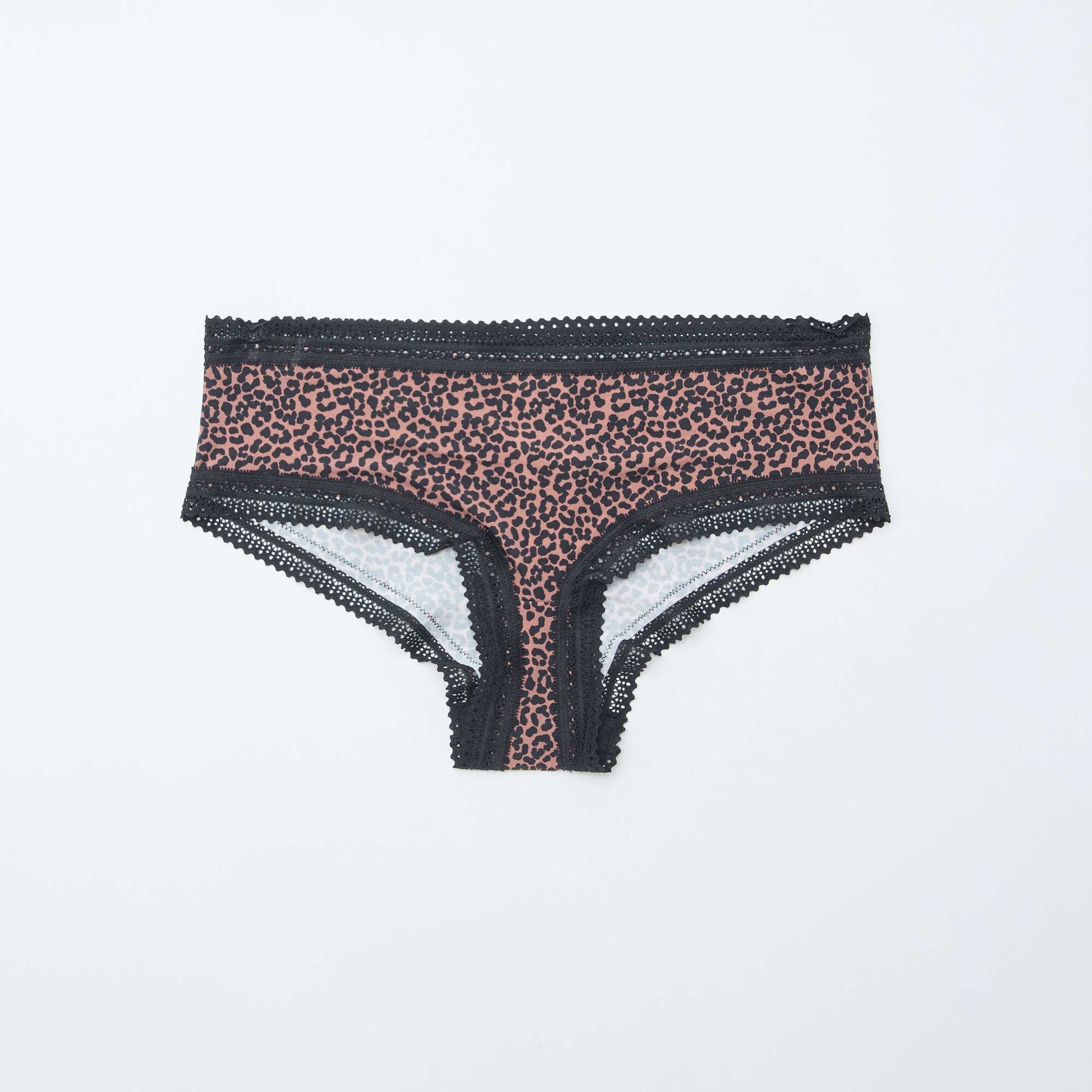 Lot de 3 shortys en microfibre imprimé LéOPARD