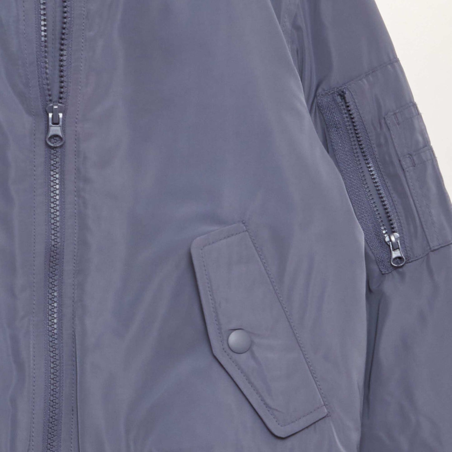 Blouson matelassé style aviateur Violet