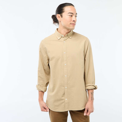 Chemise oxford regular fit BEIGE