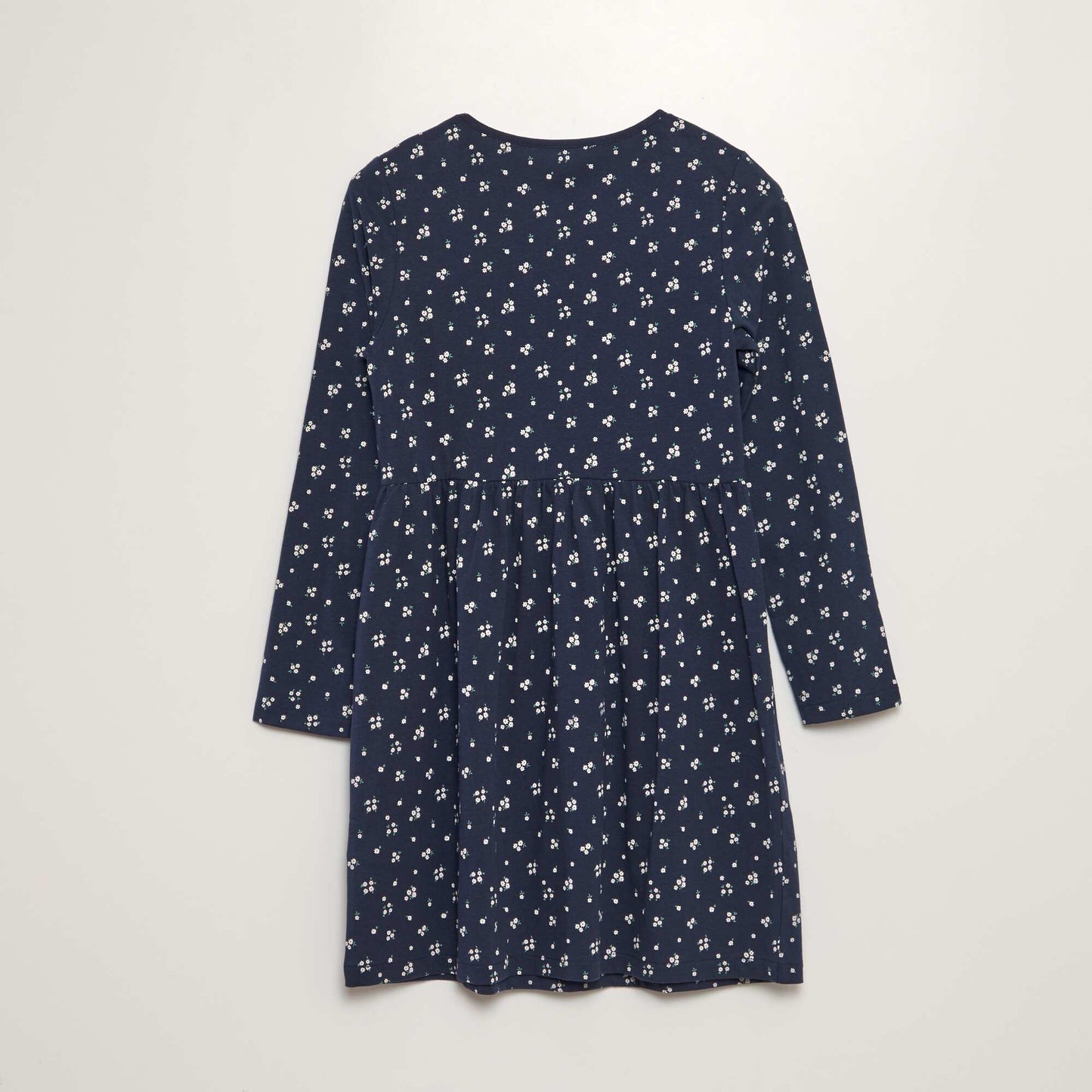 Robe en jersey avec imprimé fantaisie Bleu marine