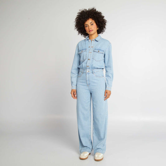 Combinaison en denim relaxed Denim