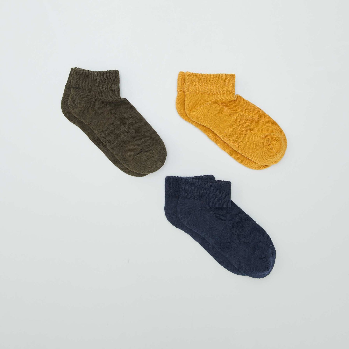 Chaussettes courtes de sport Kaki