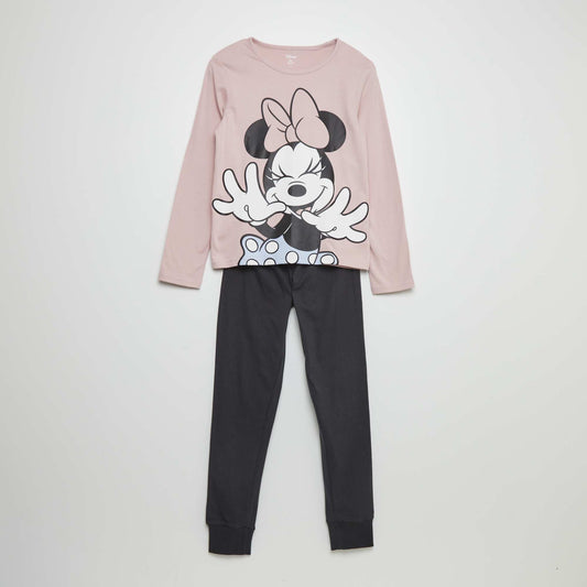 Ensemble pyjama t-shirt + pantalon 'Minnie' - 2 pièces Violet