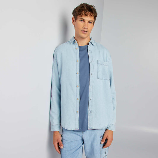 Chemise en jean Bleu