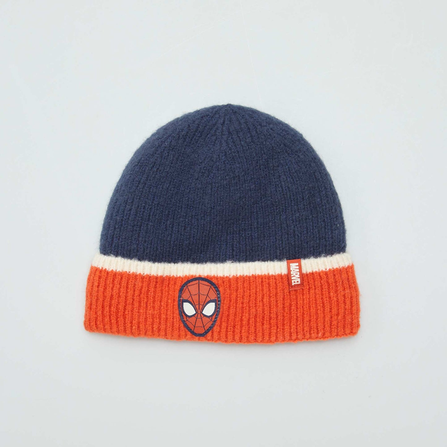 Bonnet + snood 'Spiderman' Bleu