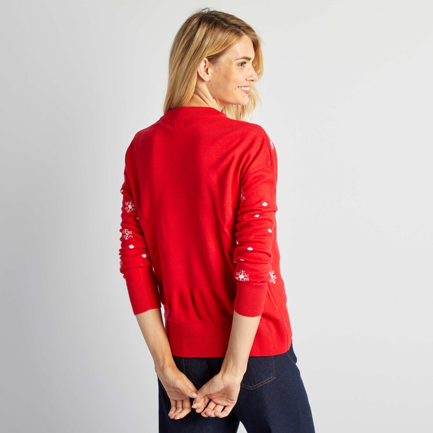 Pull de Noël Renne Rouge