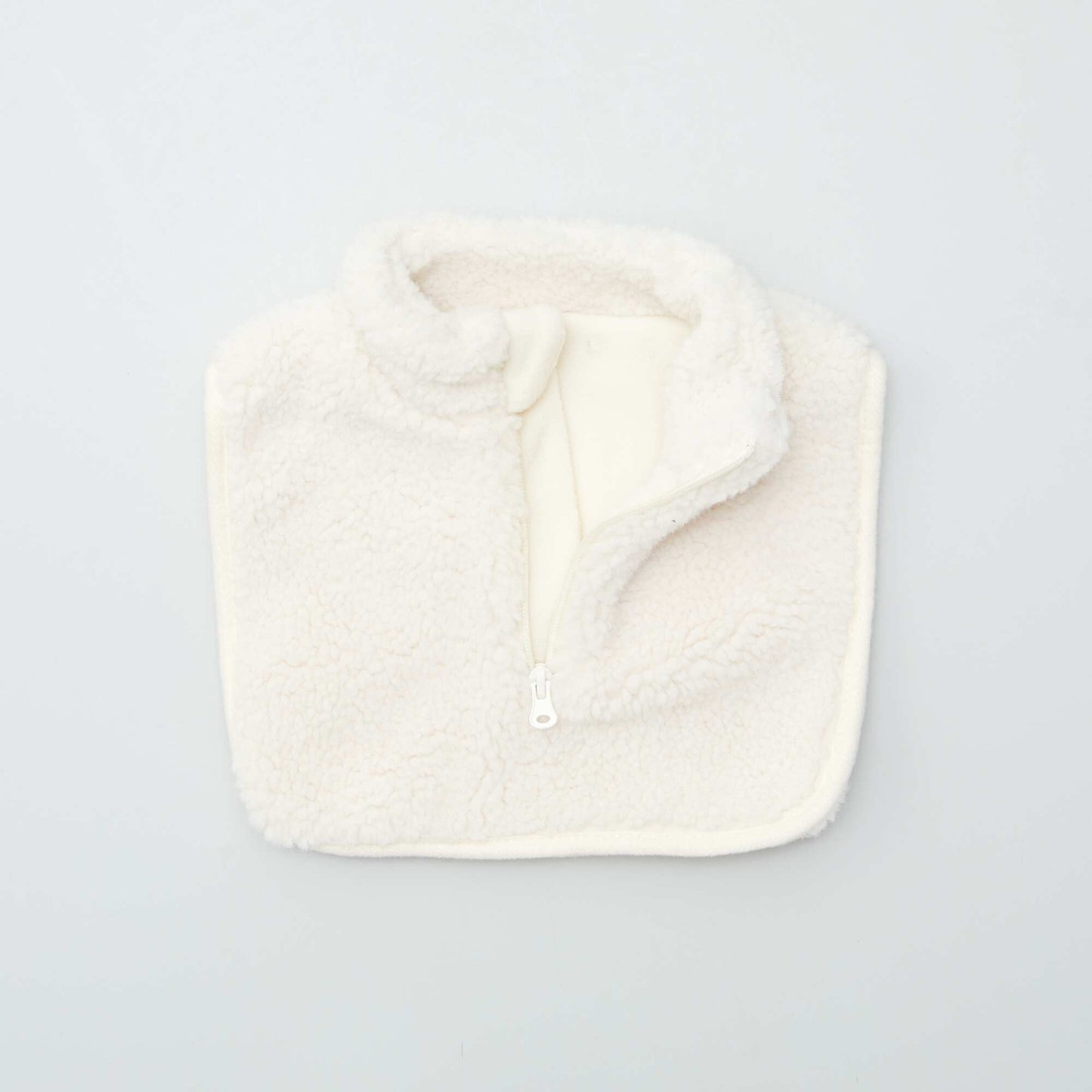 Snood en sherpa doublé polaire beige