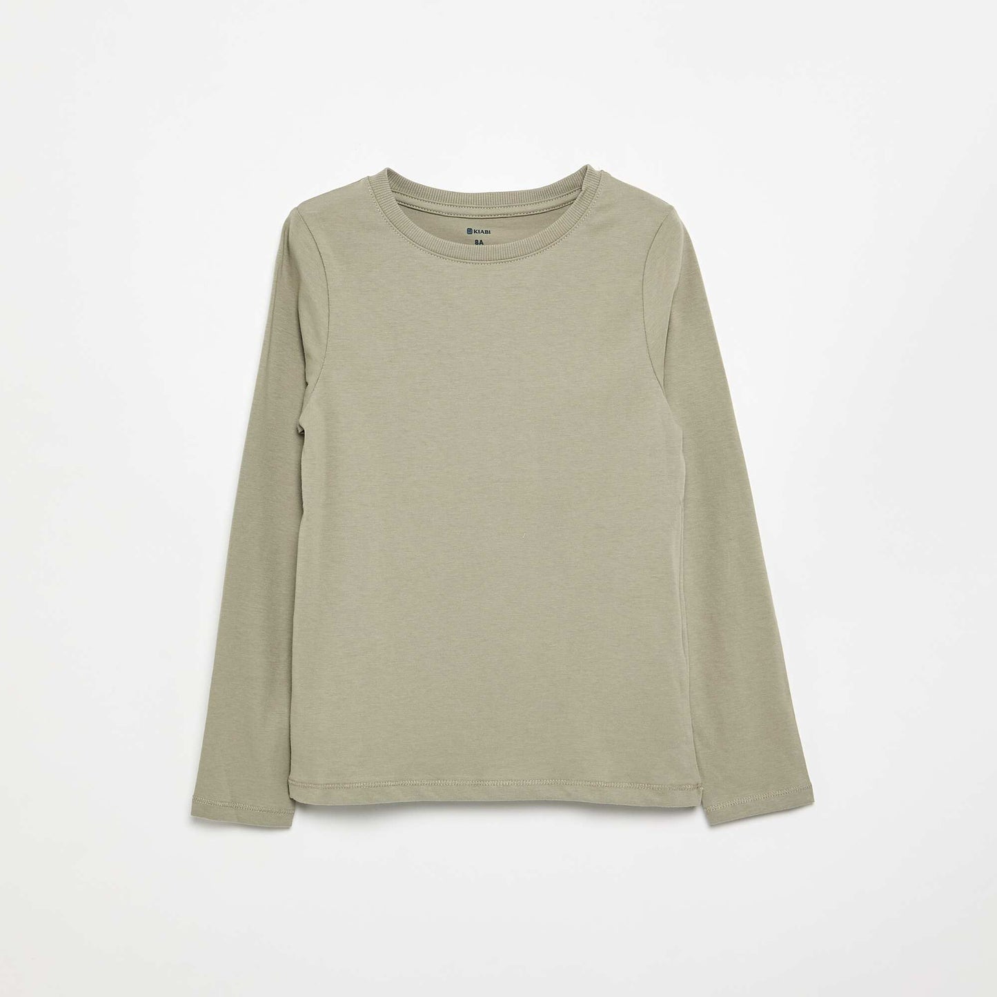 T-shirt basique à manches longues VERT