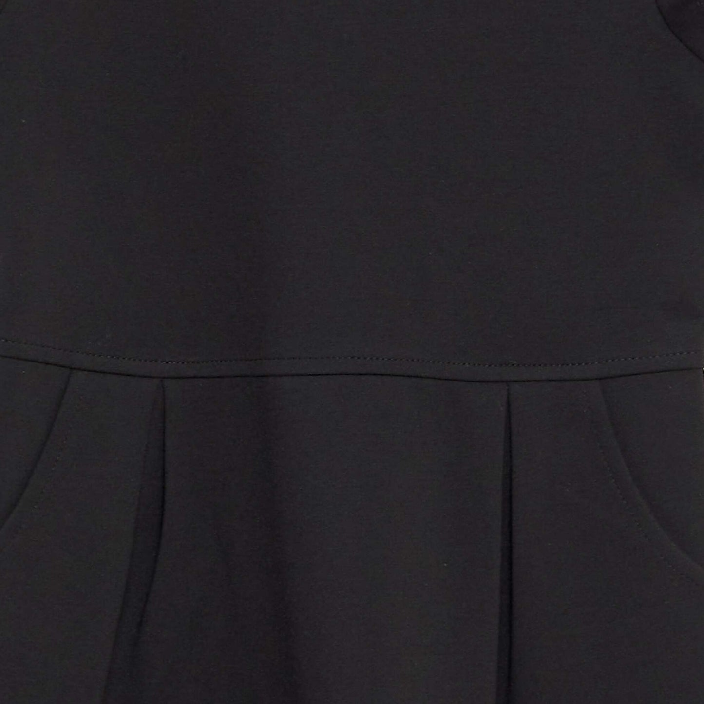 Robe évasée en jersey noir