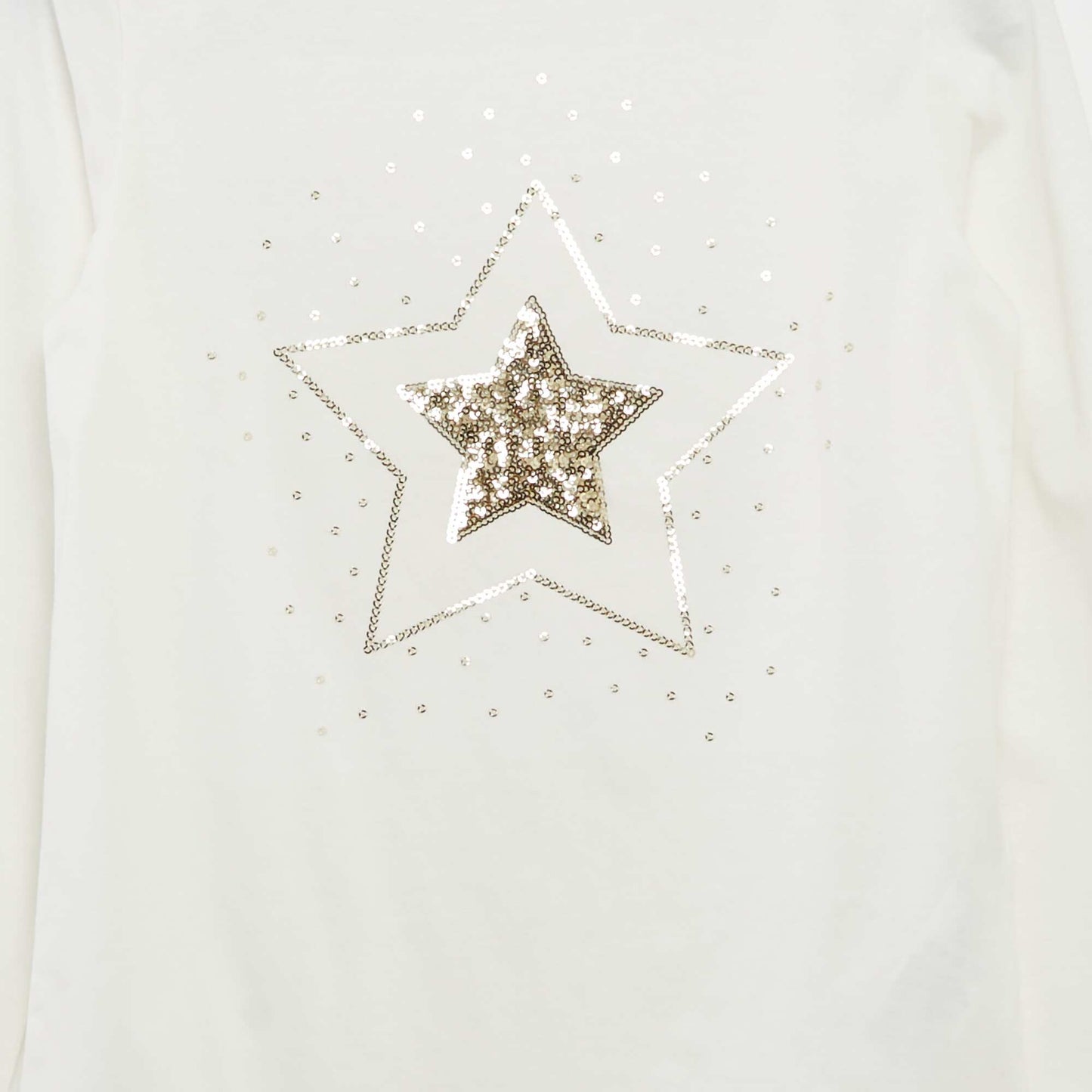 T-shirt de noël avec pompons Blanc