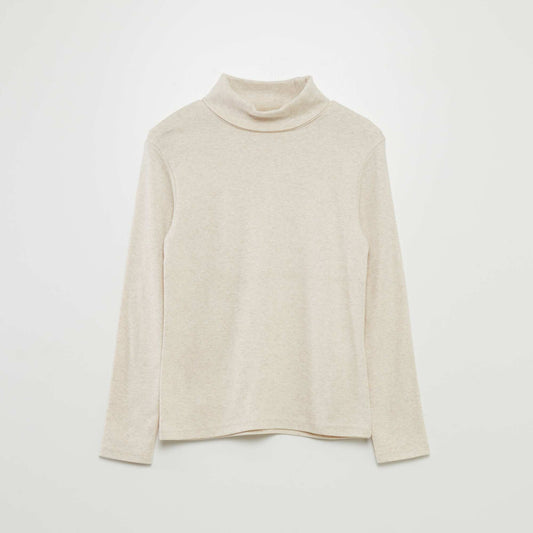 Sous-pull uni Beige