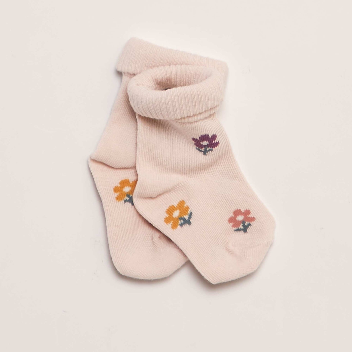 Legging en tricot + chaussettes Rose