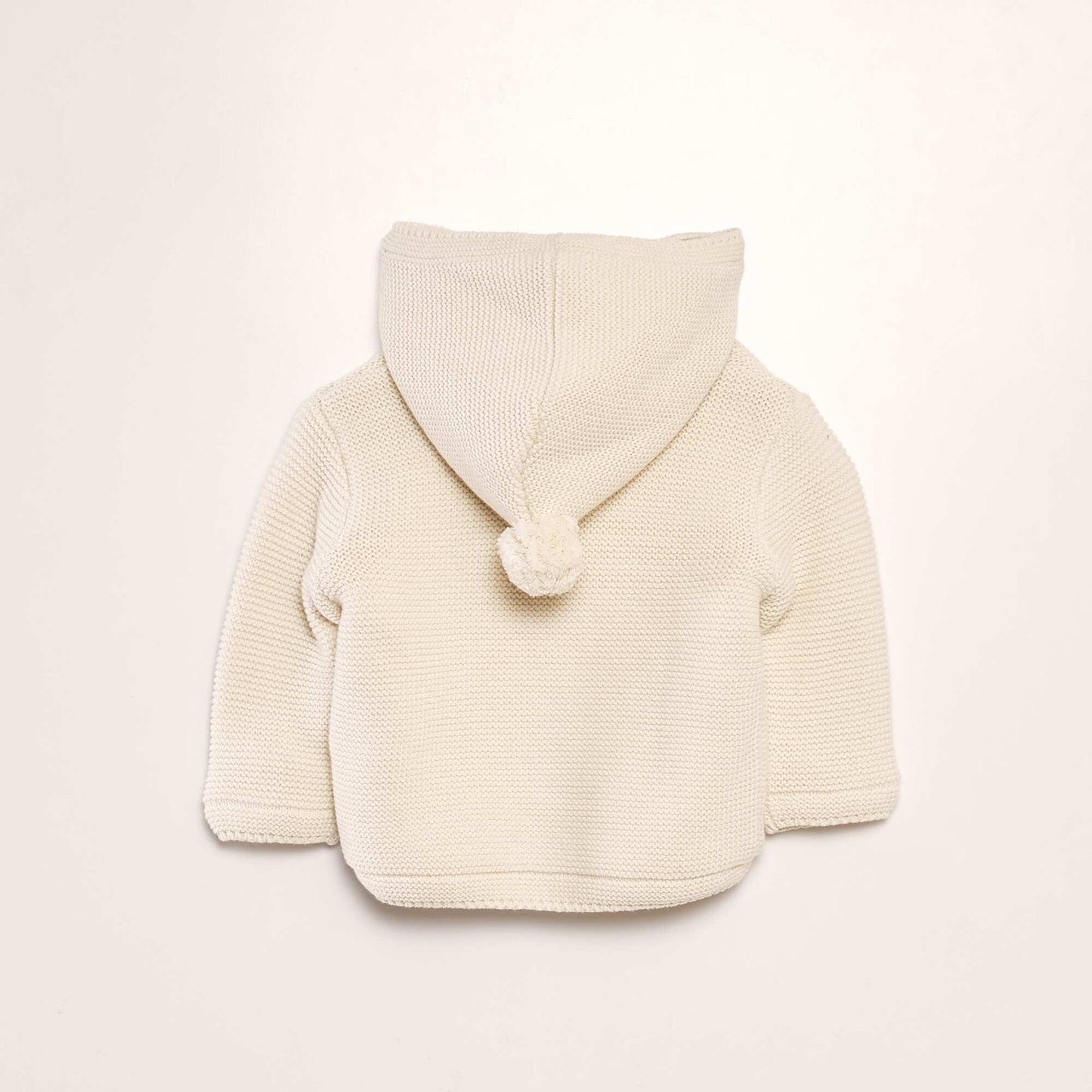 Gilet à capuche doublé en sherpa Blanc