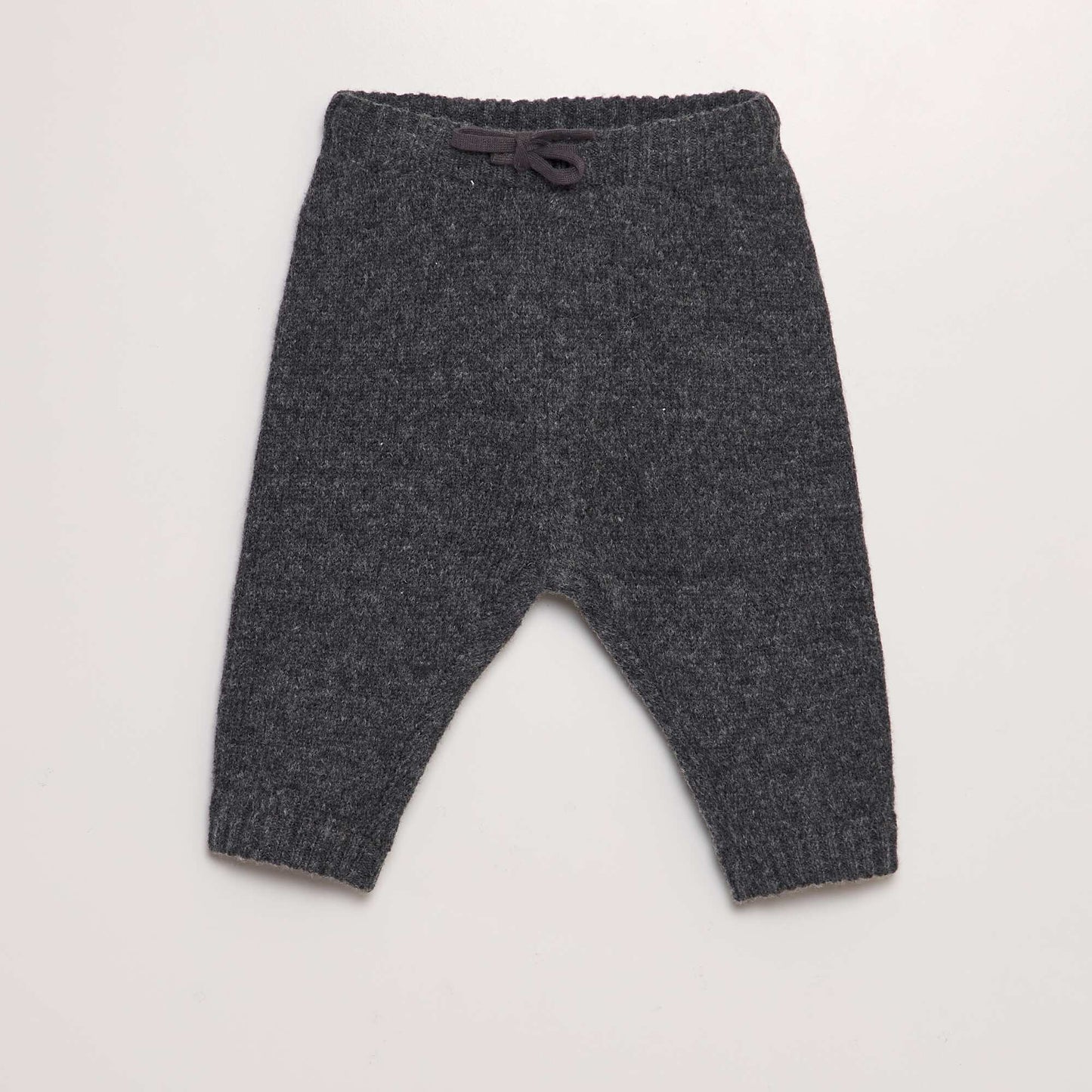 Pantalon en tricot Gris