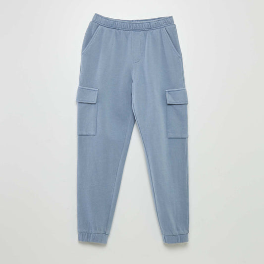 Pantalon en molleton avec poches BLEU