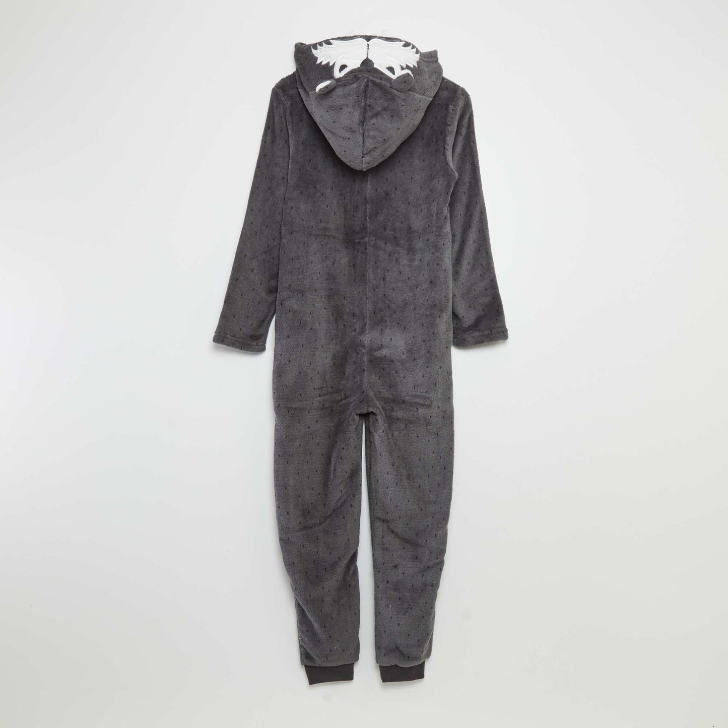 Combinaison de nuit en polaire 'ours' Gris