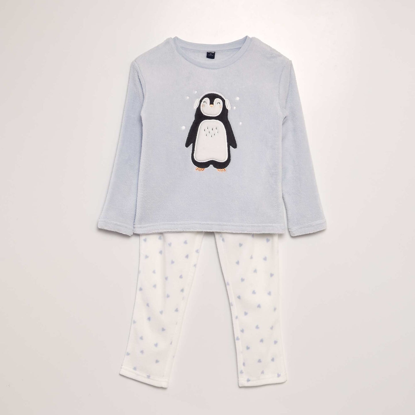 Ensemble pyjama polaire 'pingouin' - 2 pièces Bleu