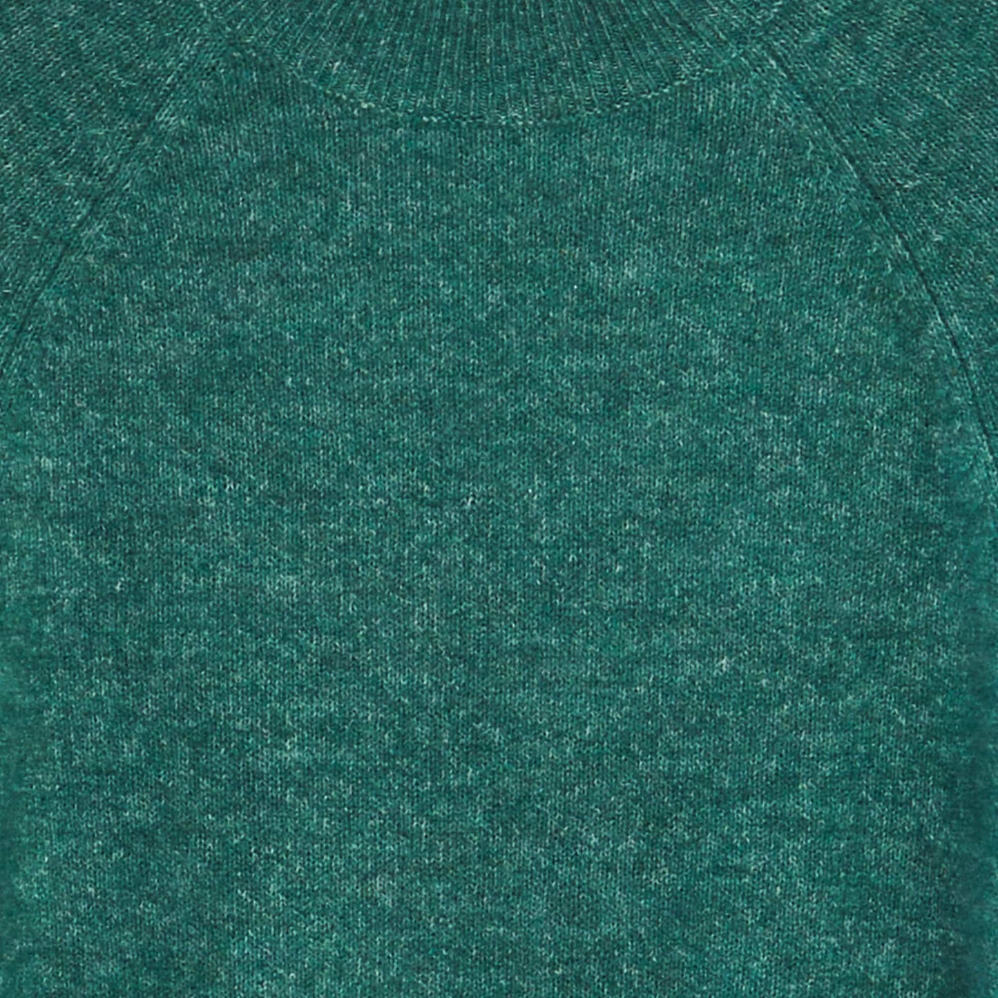 Pull en maille à col rond Vert