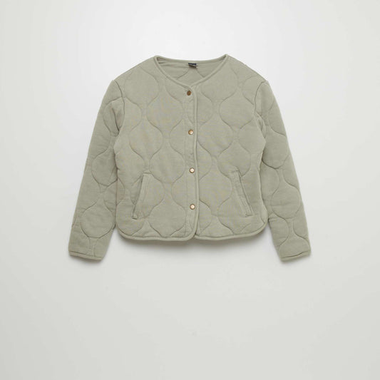 Blouson quilté GRIS