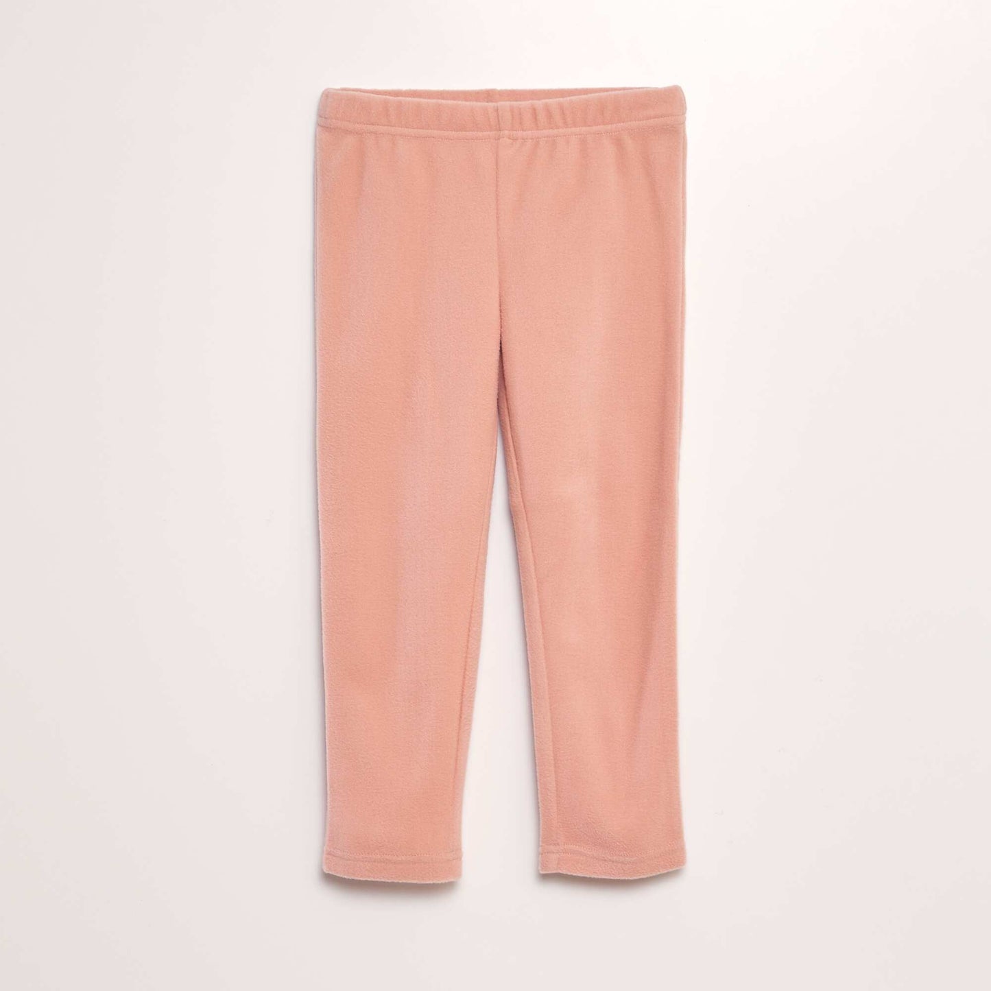 Ensemble pyjama en polaire imprimé t-shirt + pantalon - 2 pièces Rose