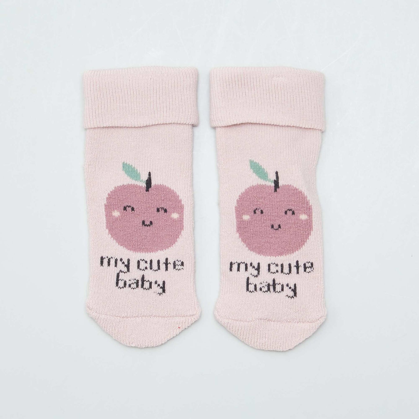 Lot de 2 paires chaussettes ROSE