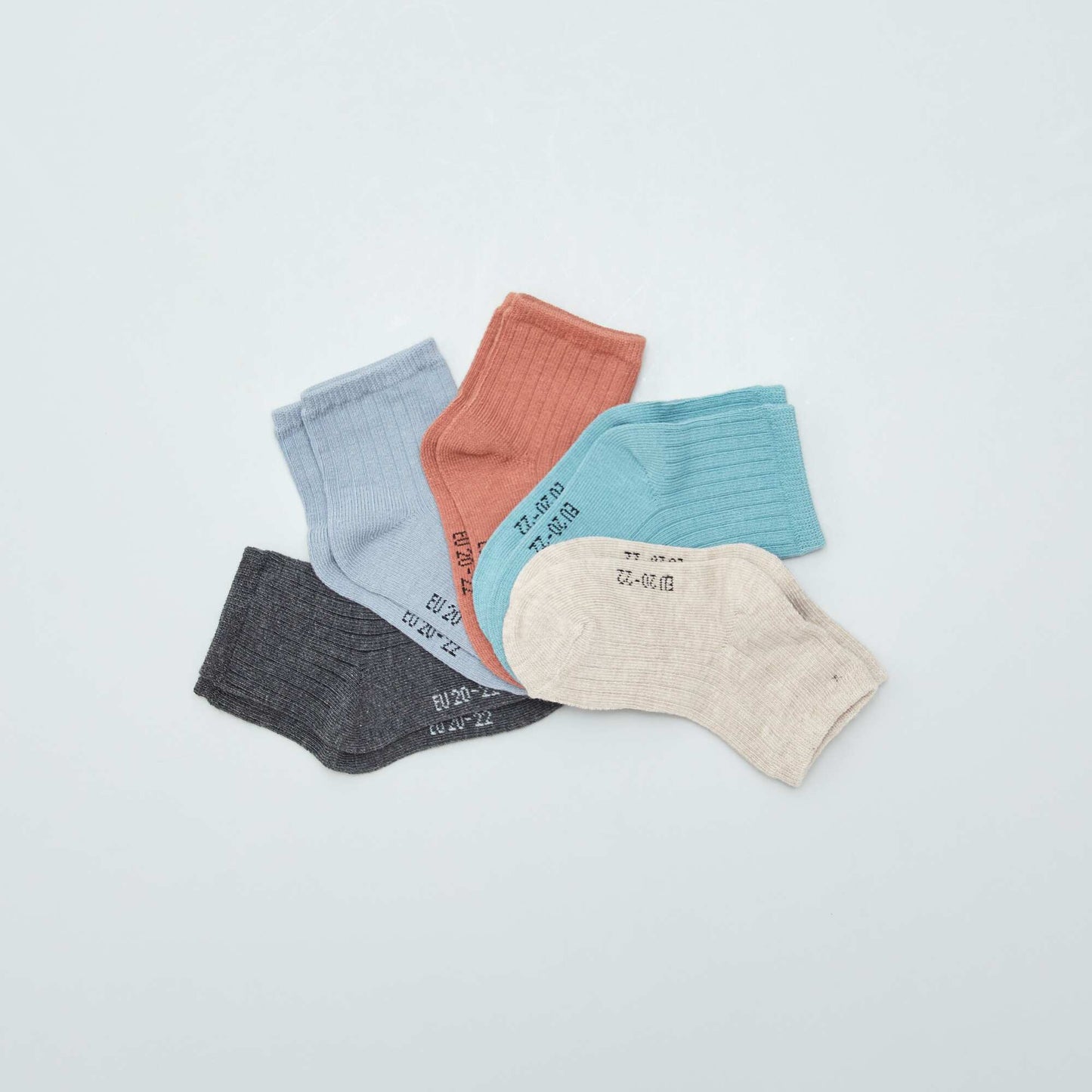 Lot de 3 paires de chaussettes Bleu