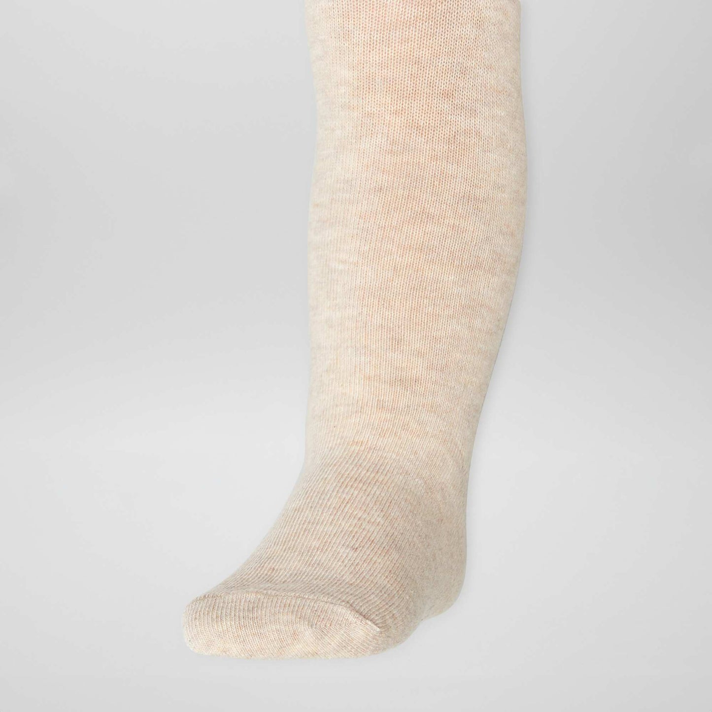 Collants unis et chauds Beige